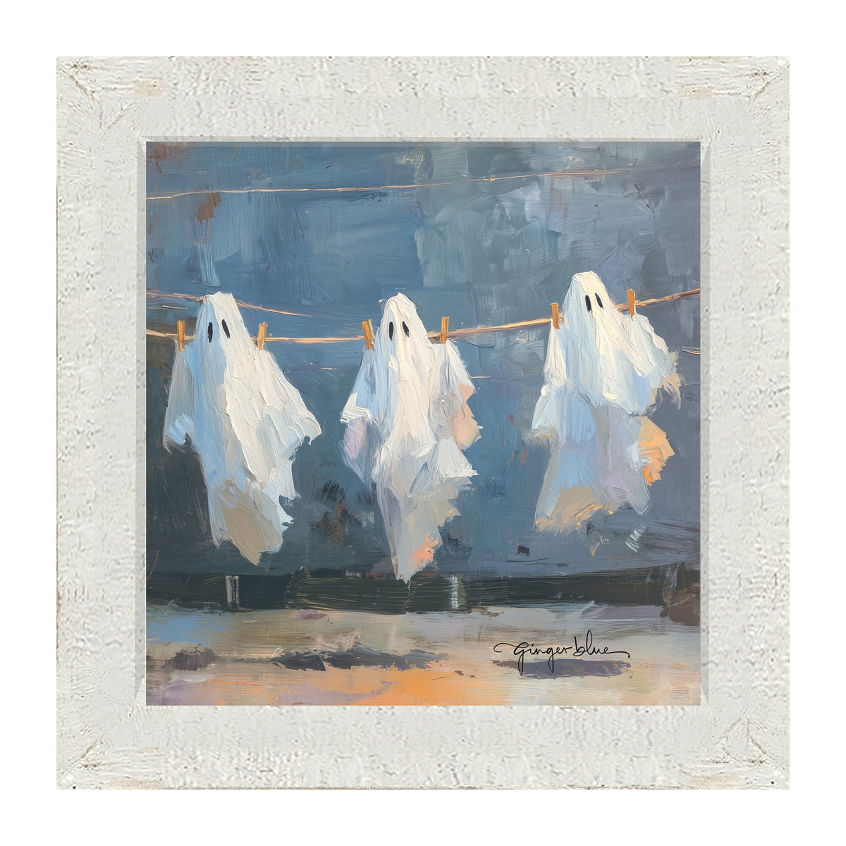 Freshly Washed Ghost Costumes - Framed Art