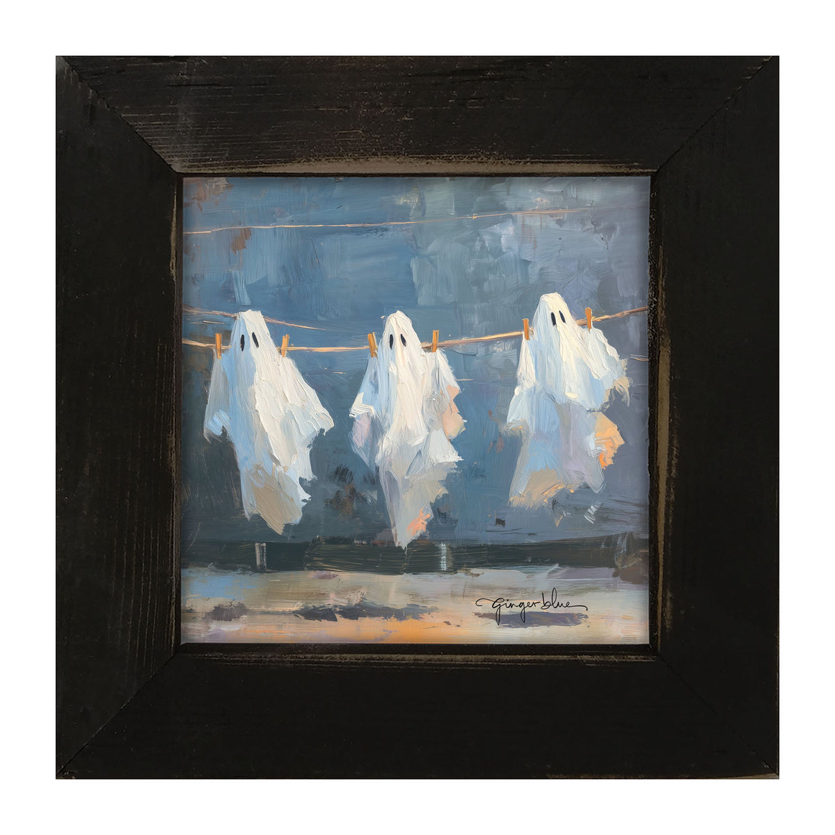 Freshly Washed Ghost Costumes - Framed Art