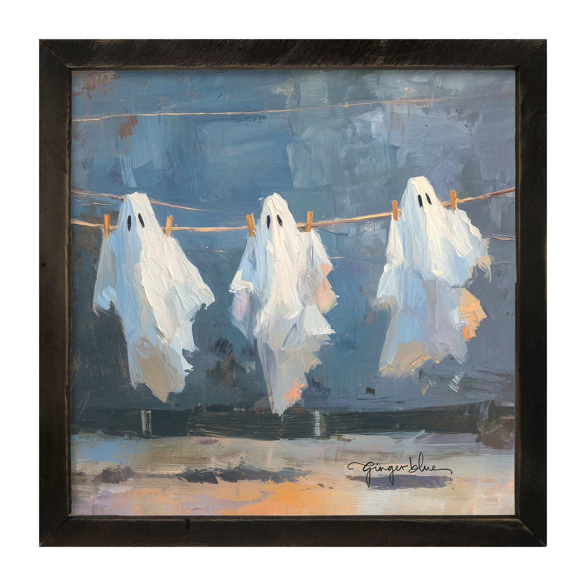 Freshly Washed Ghost Costumes - Framed Art