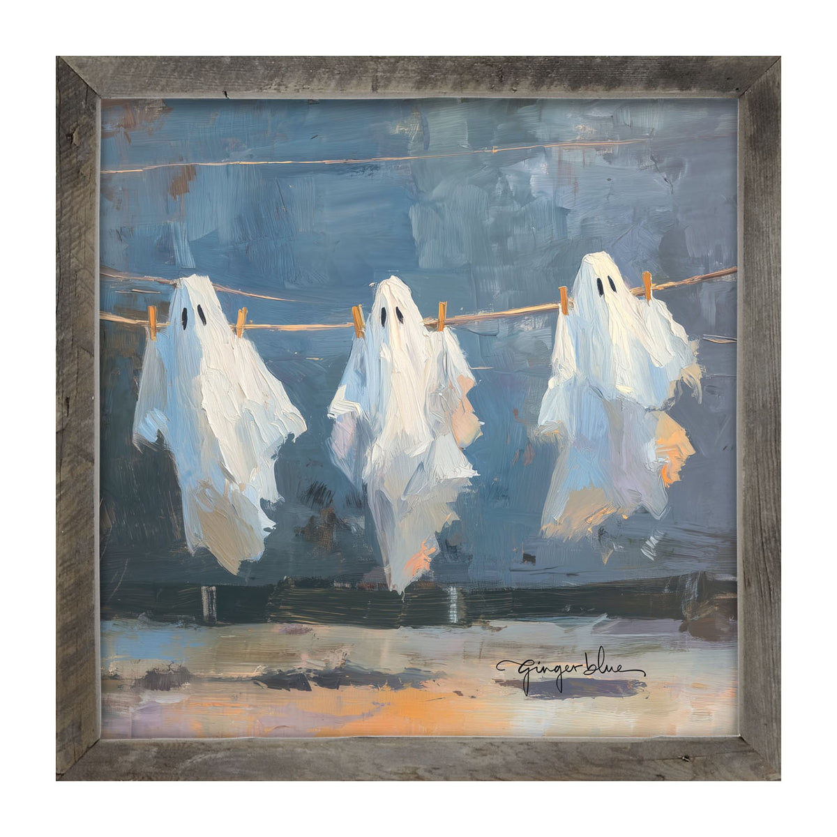 Freshly Washed Ghost Costumes - Framed Art