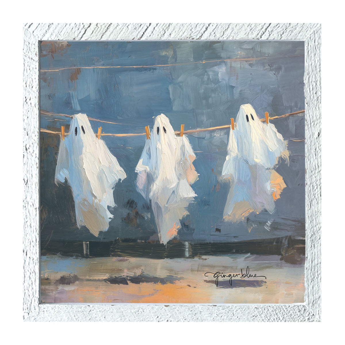 Freshly Washed Ghost Costumes - Framed Art