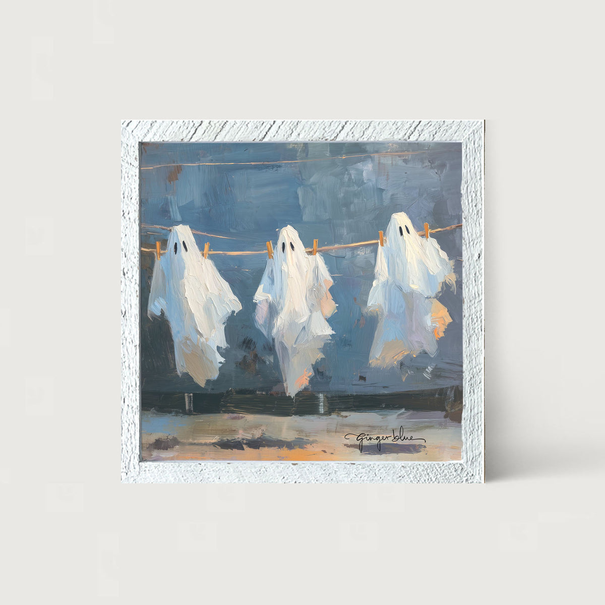 Freshly Washed Ghost Costumes - Framed Art