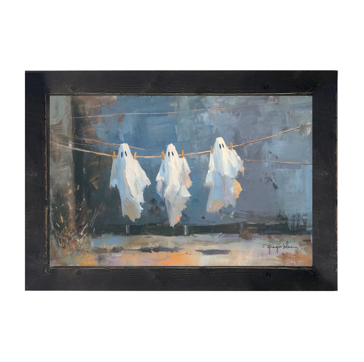 Freshly Washed Ghost Costumes - Framed Art