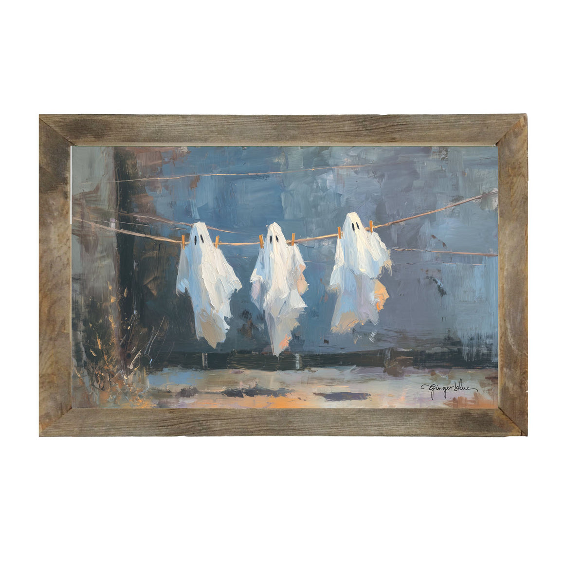 Freshly Washed Ghost Costumes - Framed Art