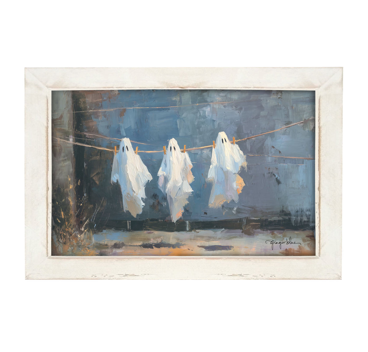 Freshly Washed Ghost Costumes - Framed Art