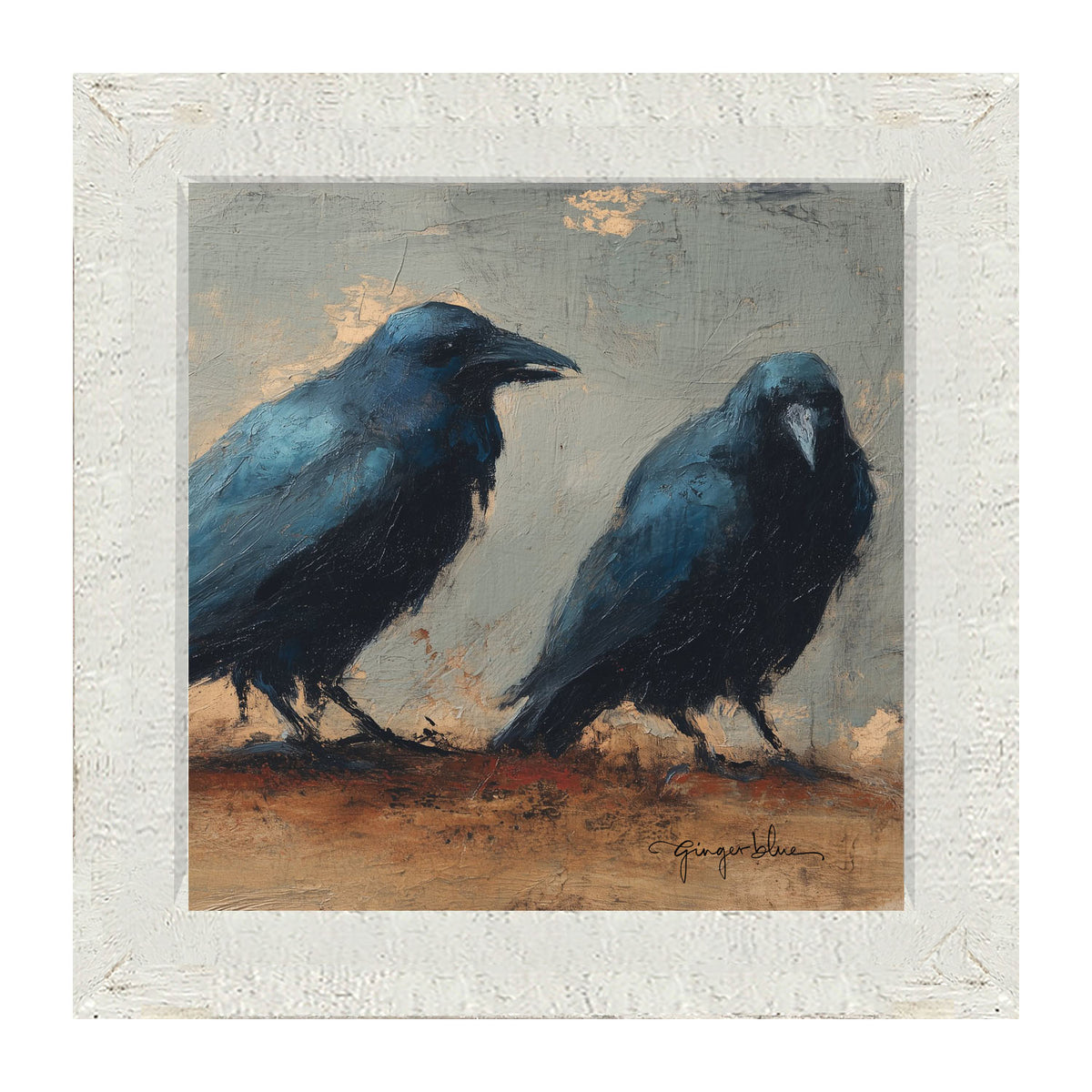 Two Crows - Framed Art