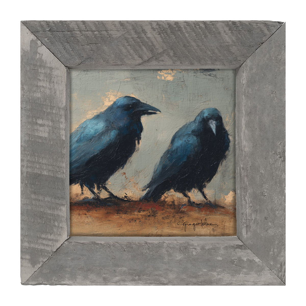 Two Crows - Framed Art
