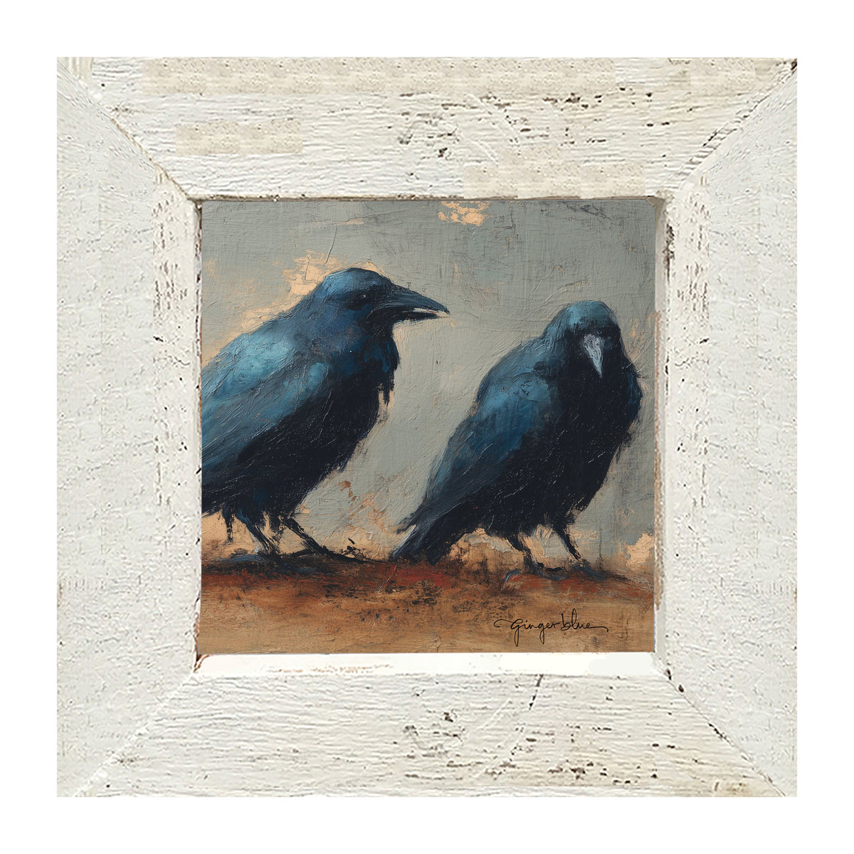 Two Crows - Framed Art