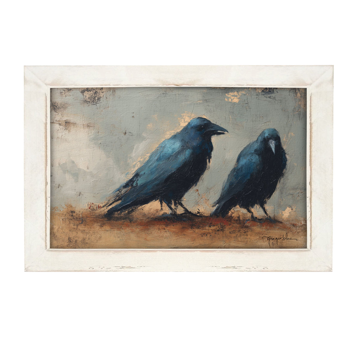 Two Crows - Framed Art