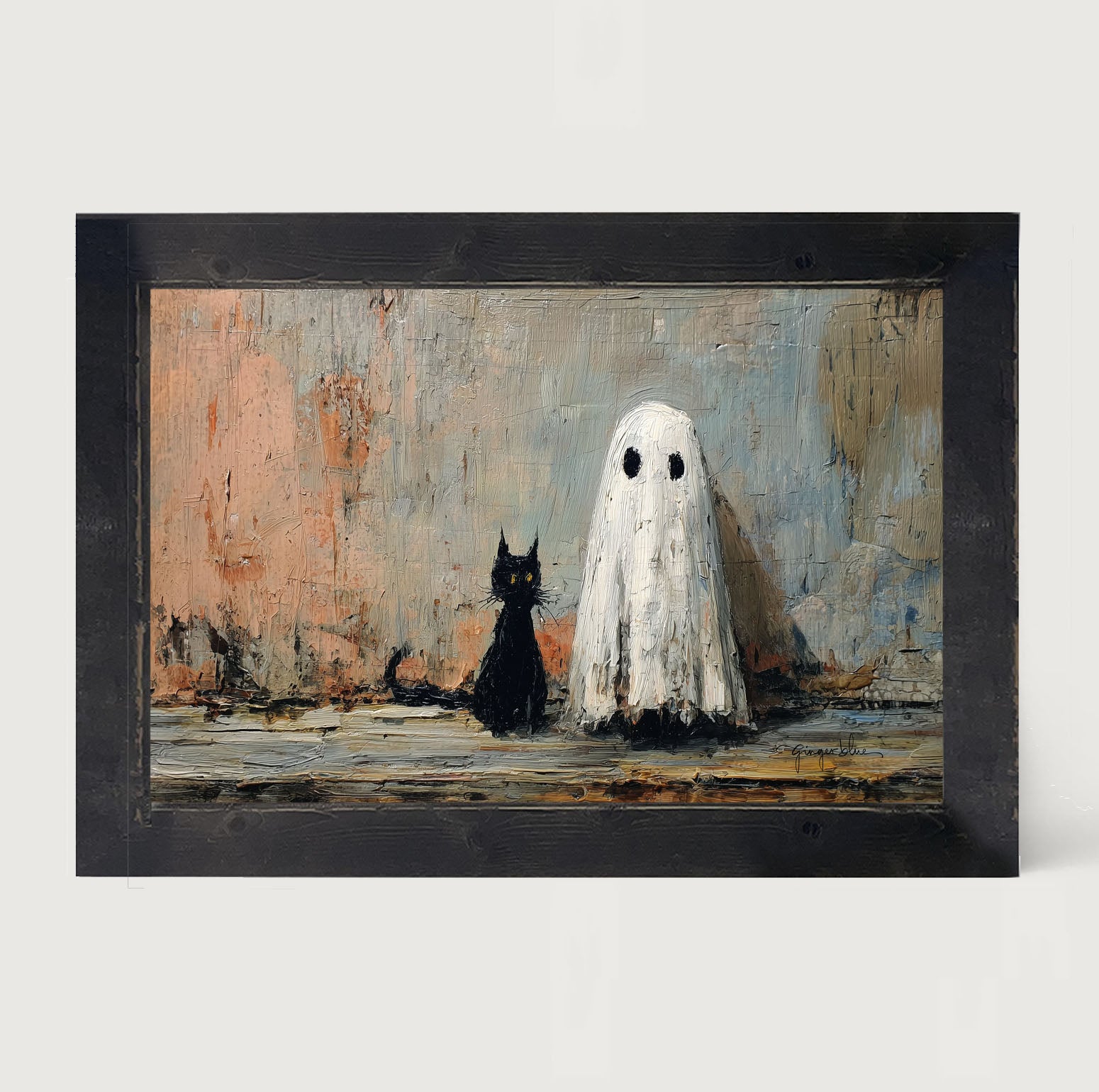 Black Cat and Ghost