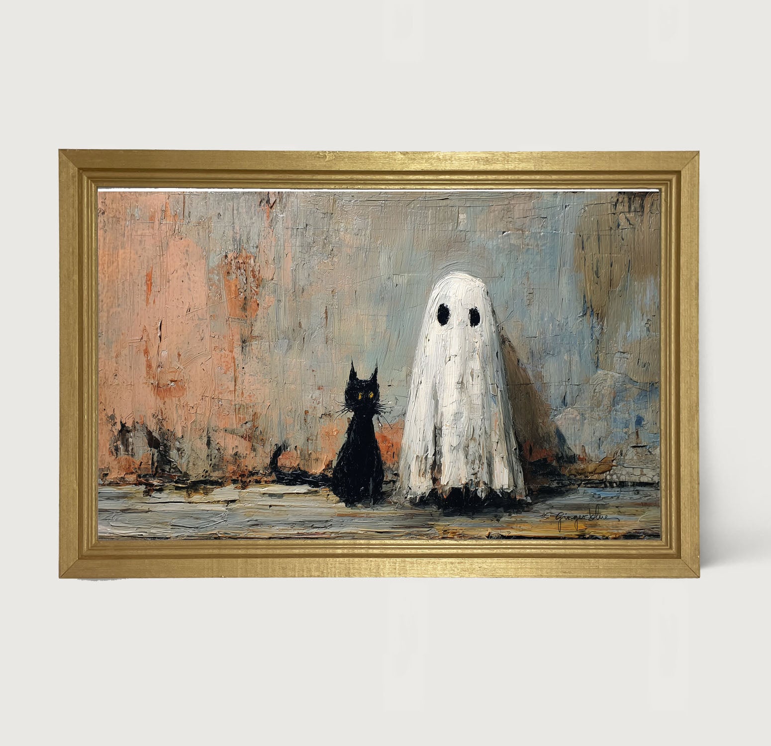 Black Cat and Ghost
