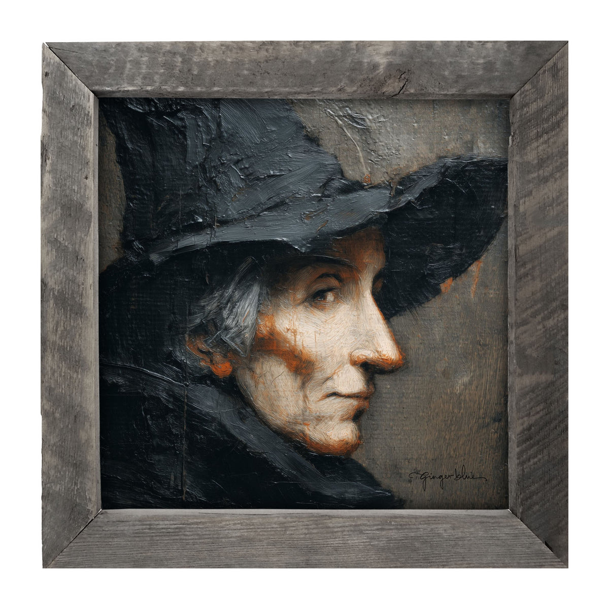 Witch Portrait - Framed Art