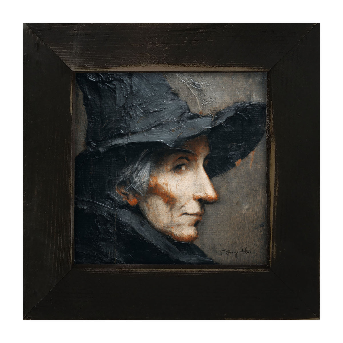 Witch Portrait - Framed Art