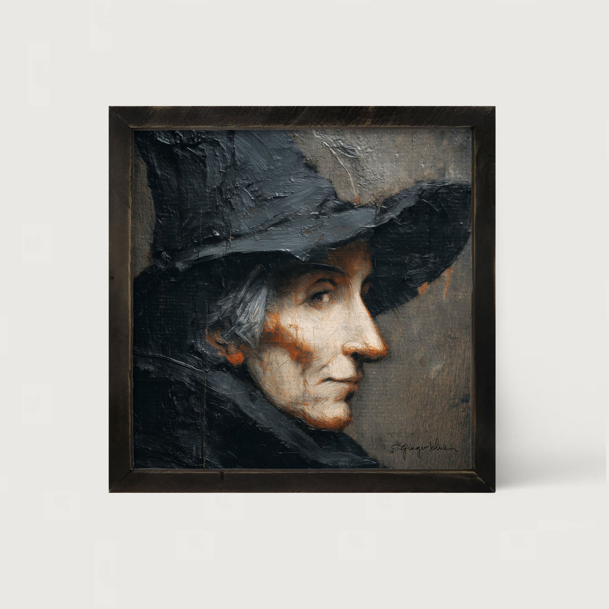 Witch Portrait - Framed Art