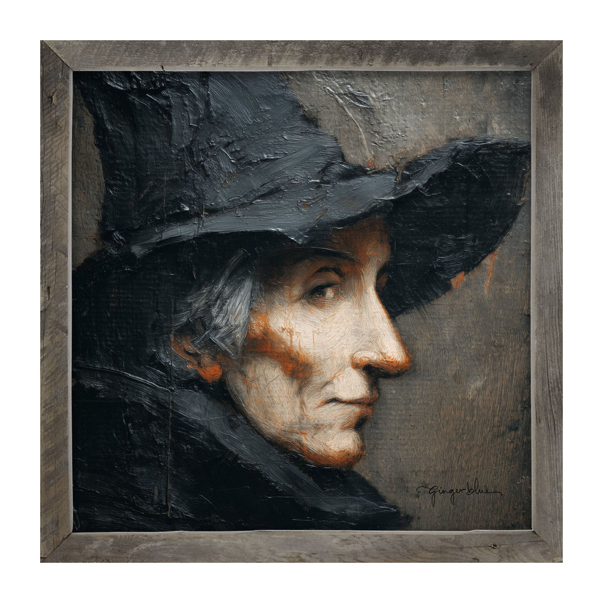 Witch Portrait - Framed Art