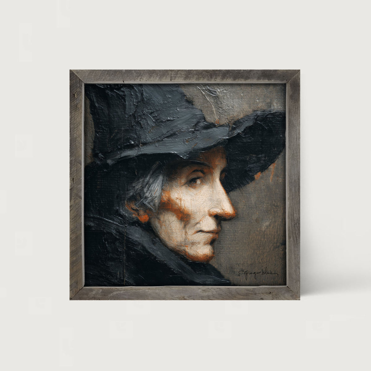Witch Portrait - Framed Art