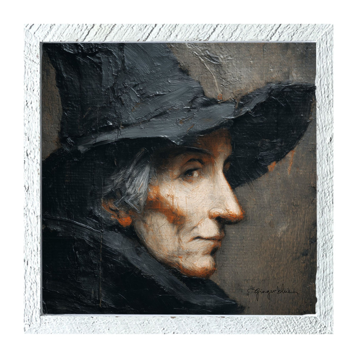 Witch Portrait - Framed Art