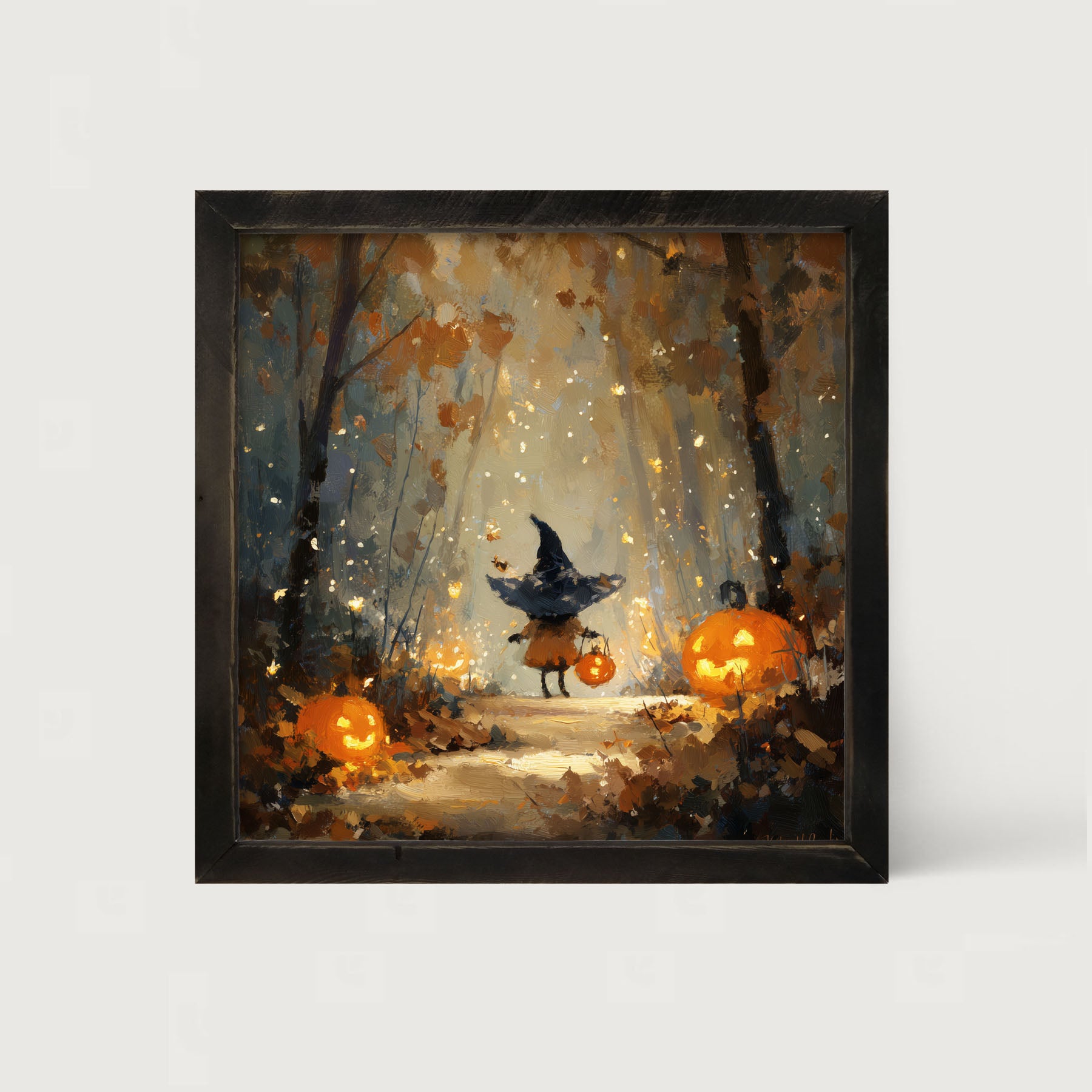Halloween Friends - Witch on Forest Path
