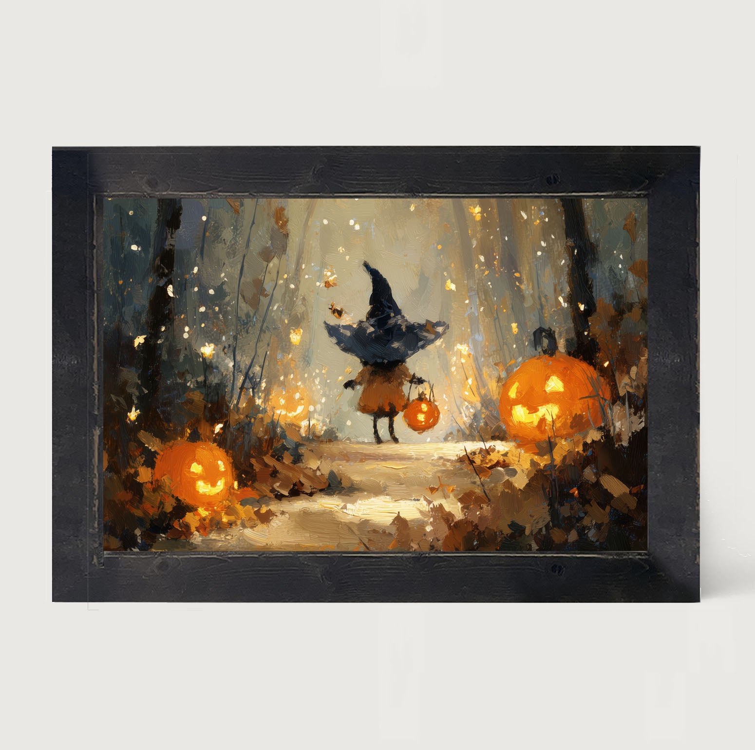 Halloween Friends - Witch on Forest Path