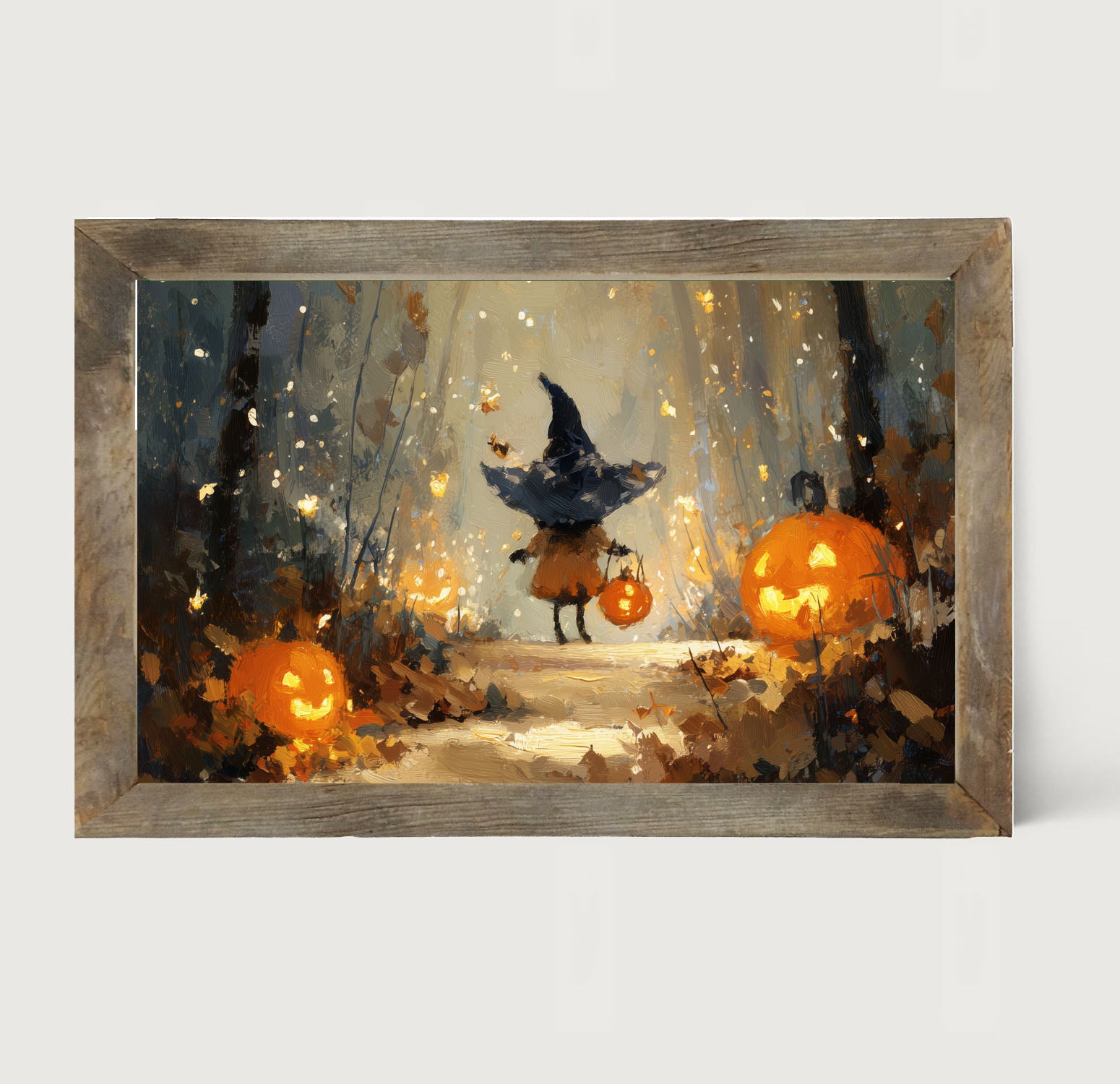 Halloween Friends - Witch on Forest Path