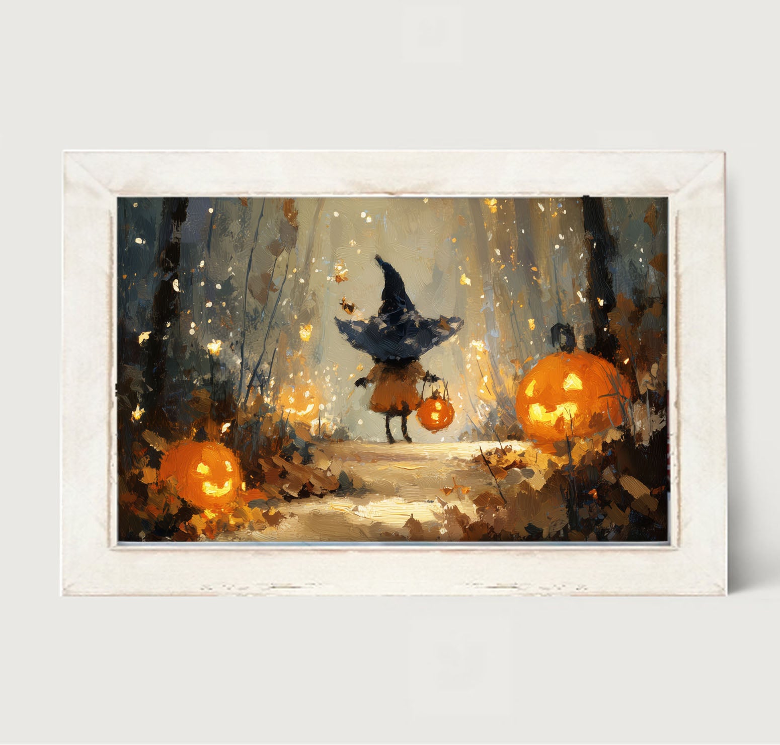Halloween Friends - Witch on Forest Path