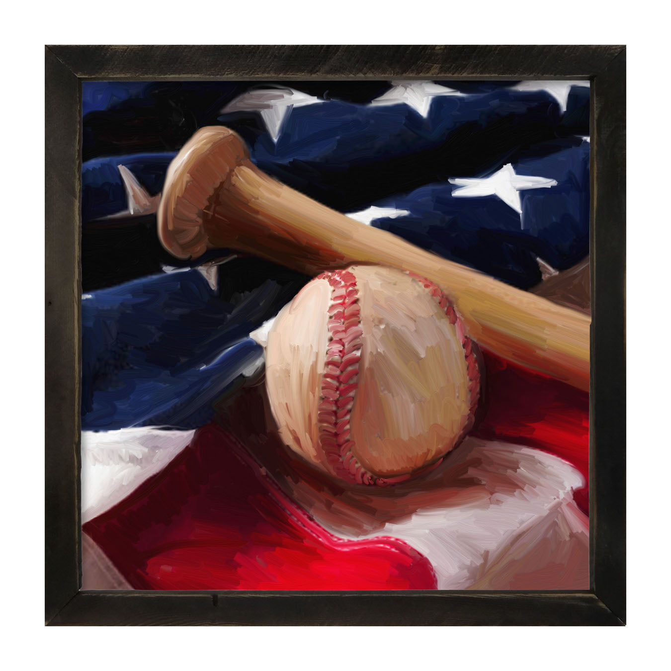 Patriotic Ball - Framed art