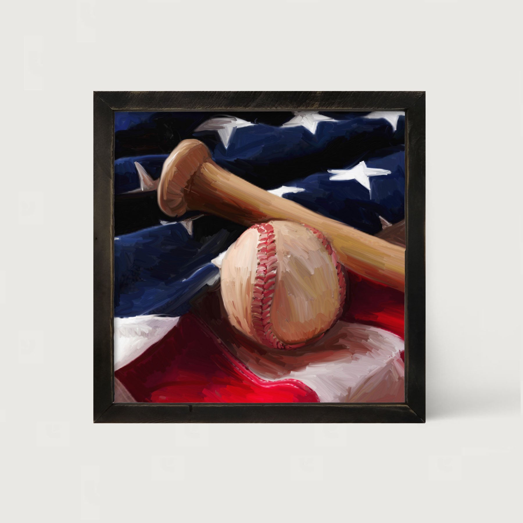 Patriotic Ball - Framed art