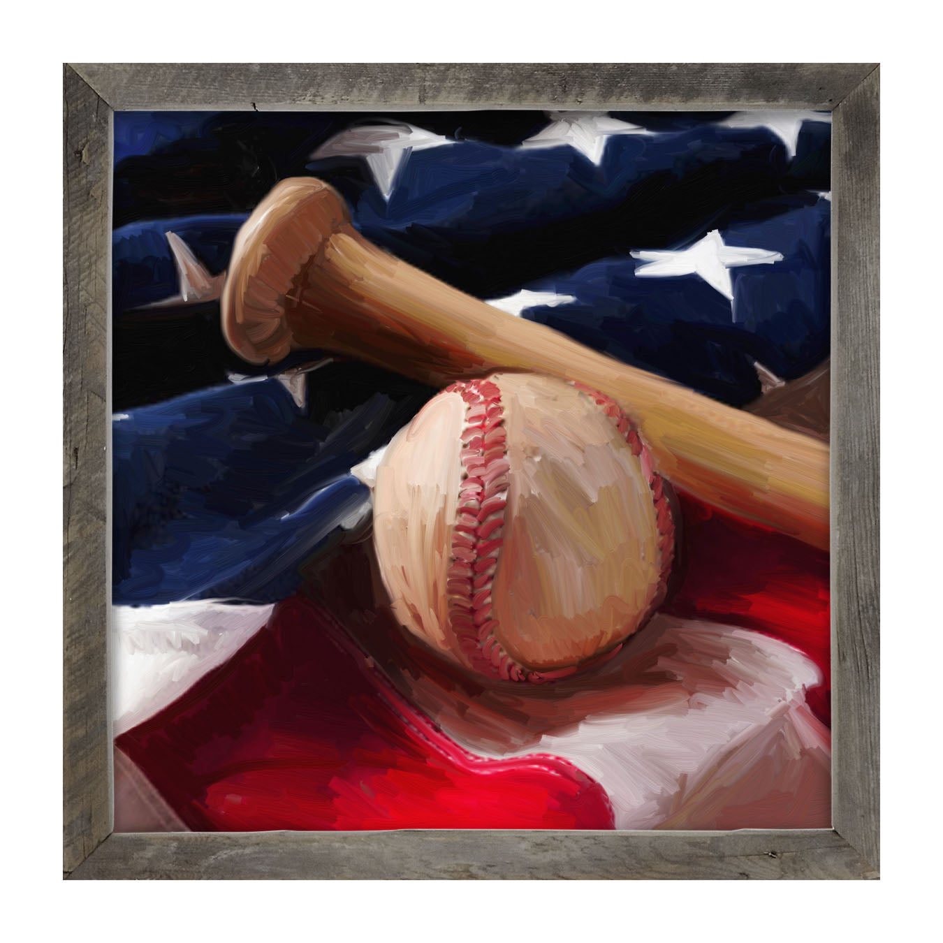 Patriotic Ball - Framed art