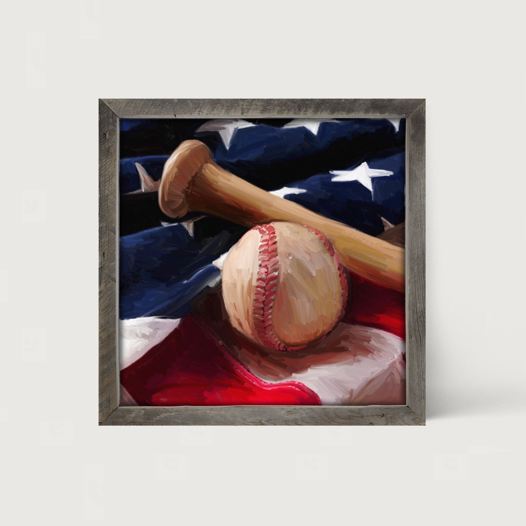 Patriotic Ball - Framed art