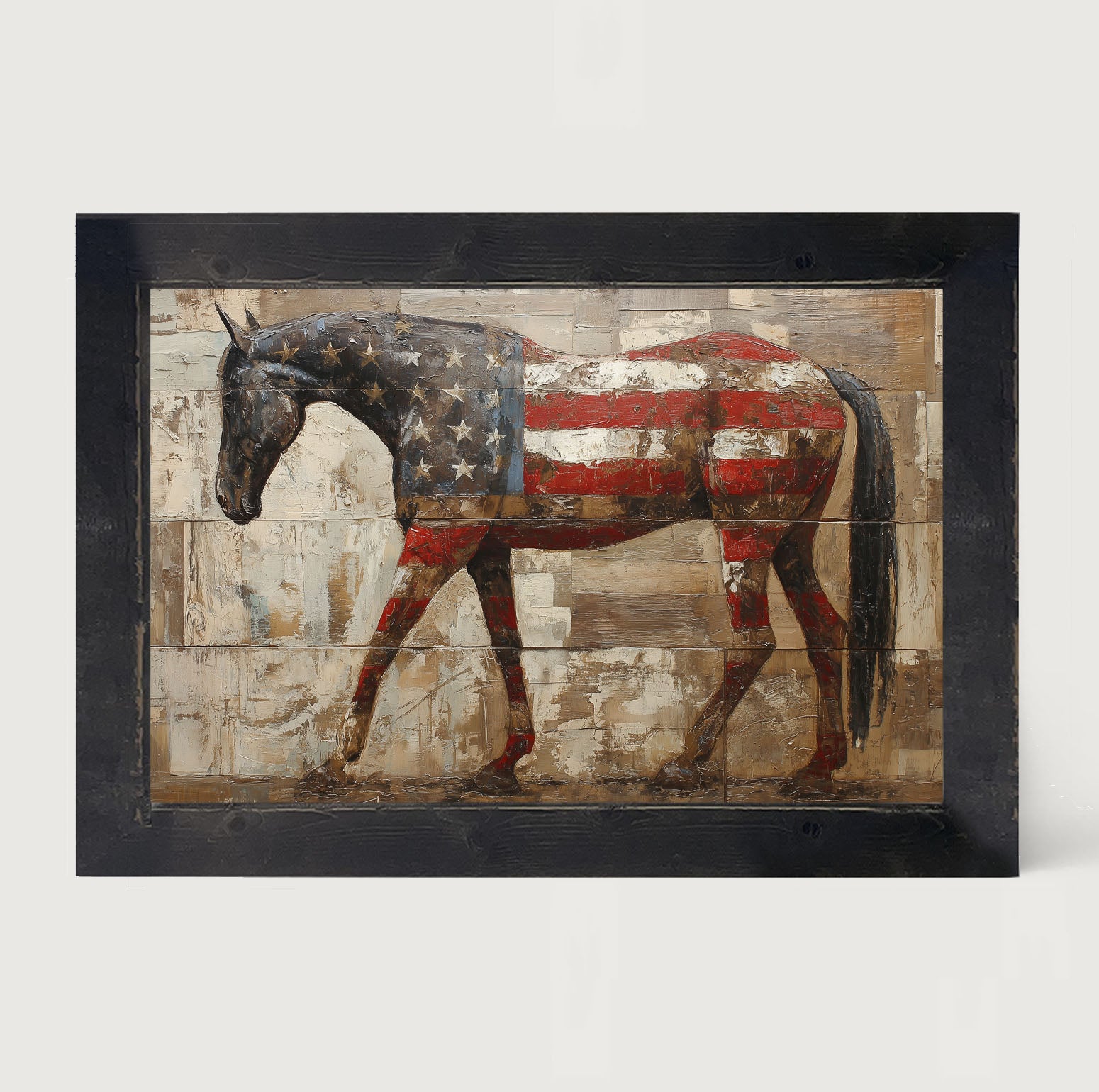 American Flag Horse