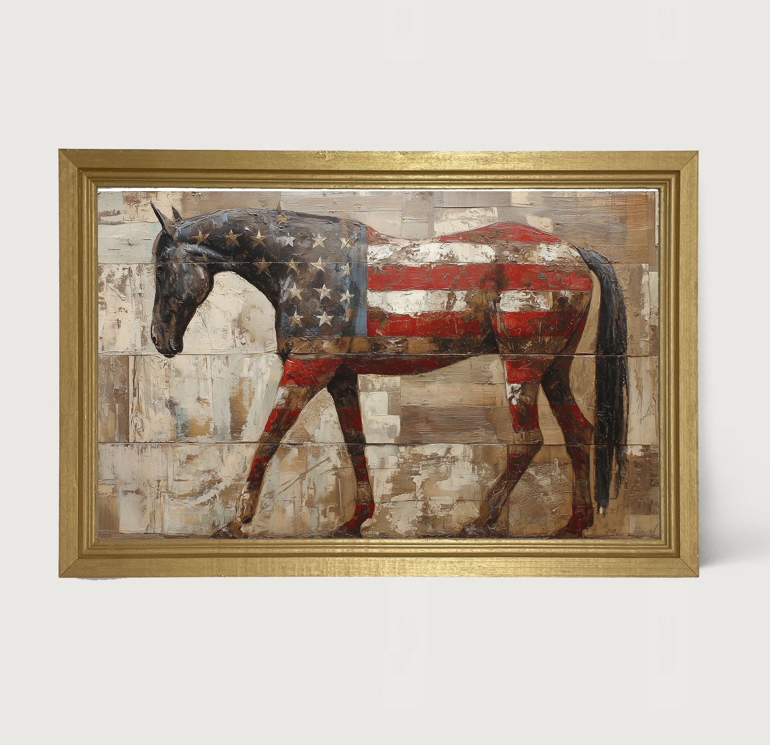 American Flag Horse