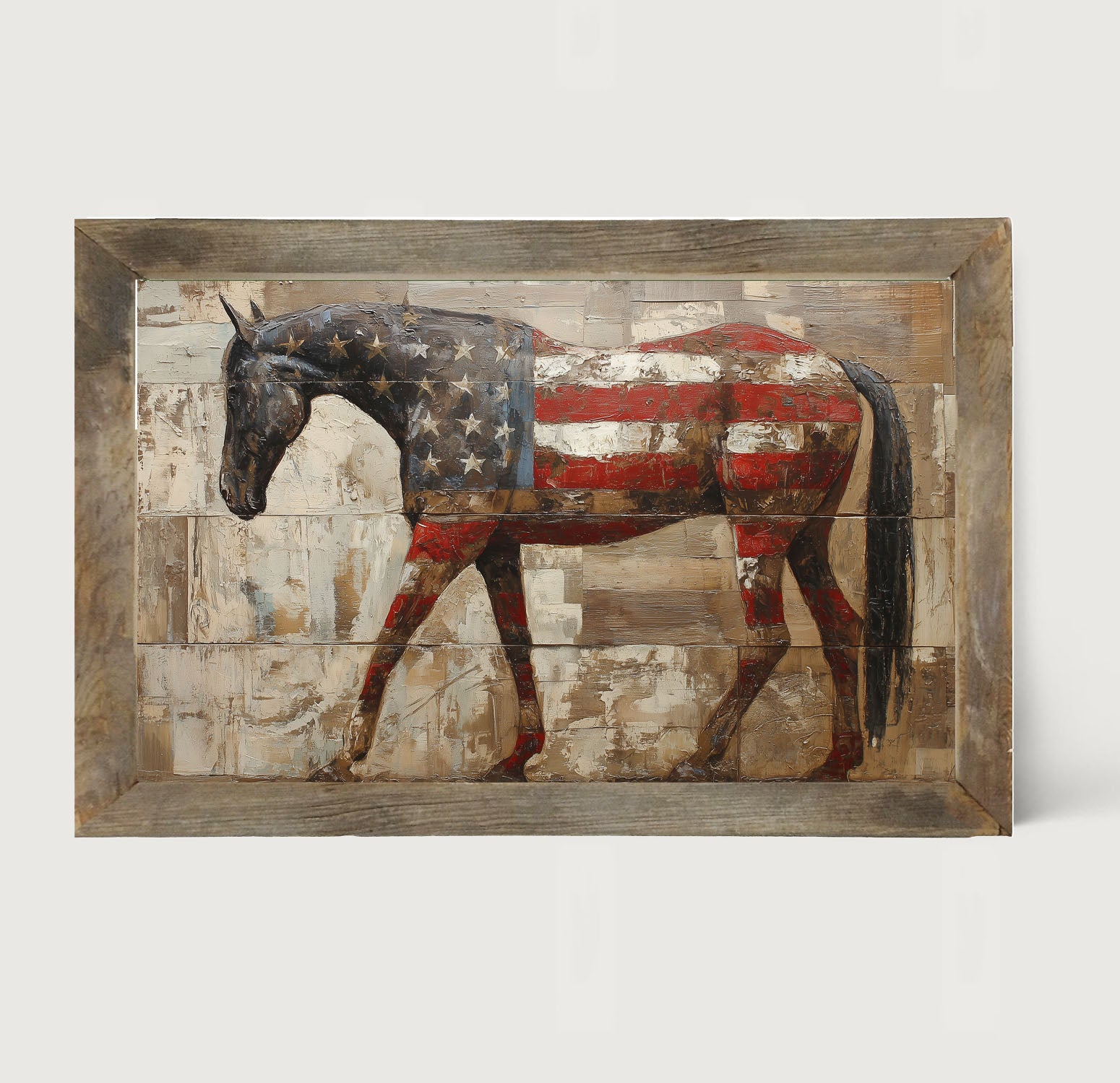 American Flag Horse