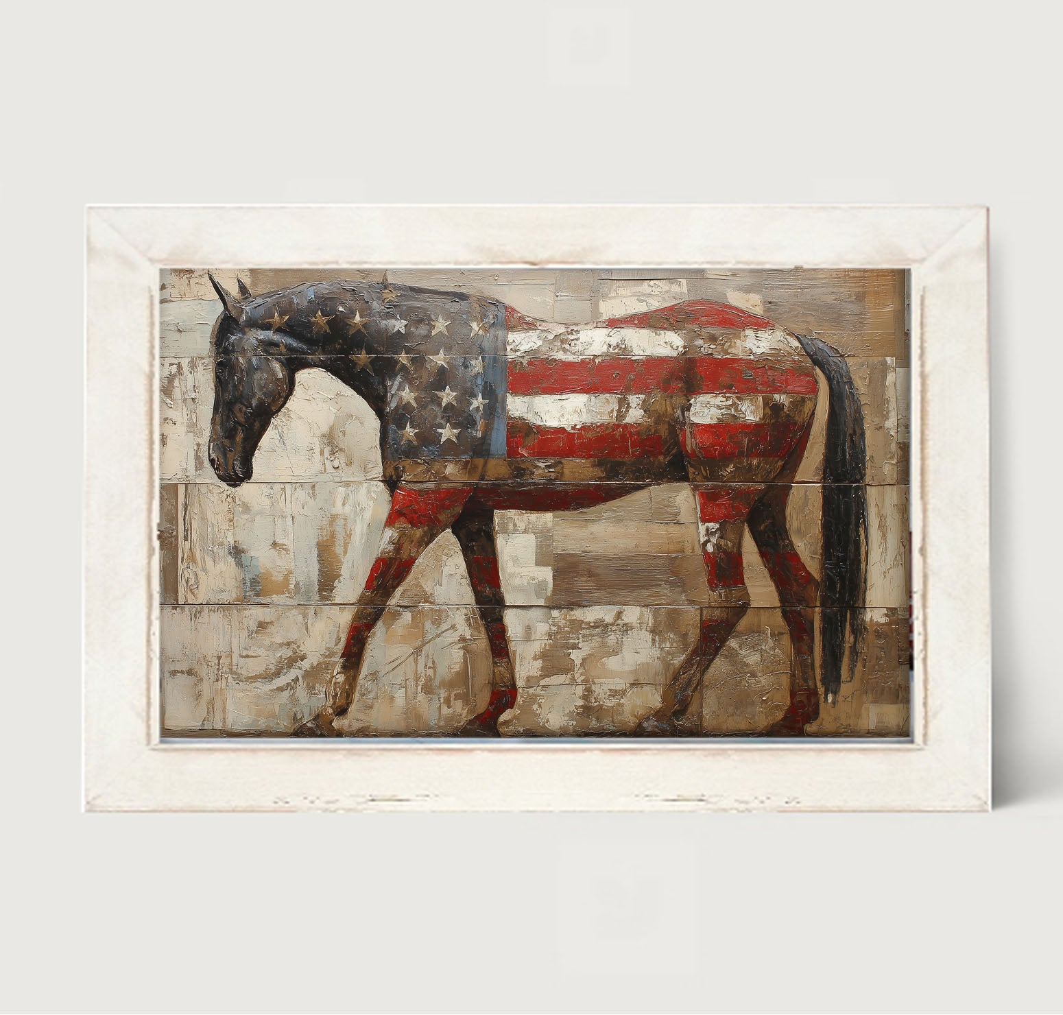 American Flag Horse