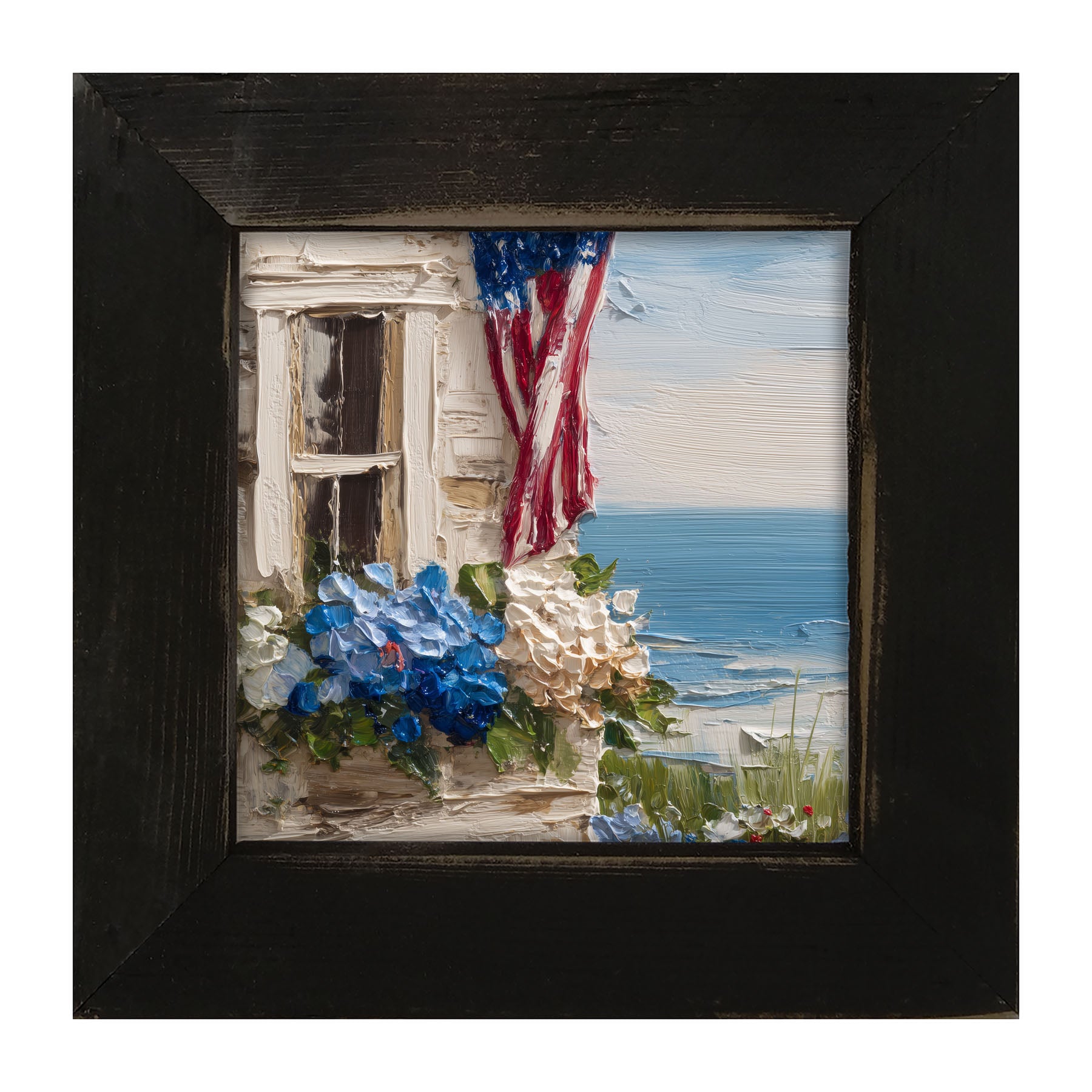 Fourth of July at the Beach House - Framed Art
