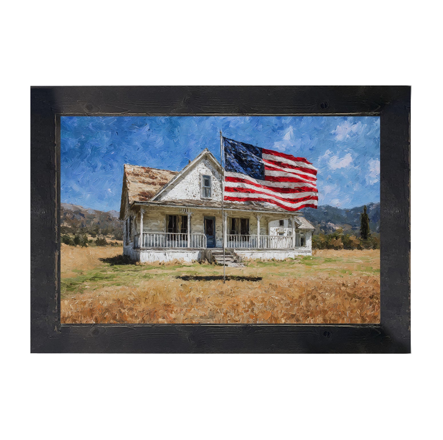 Fourth of July in the Country - Framed Art