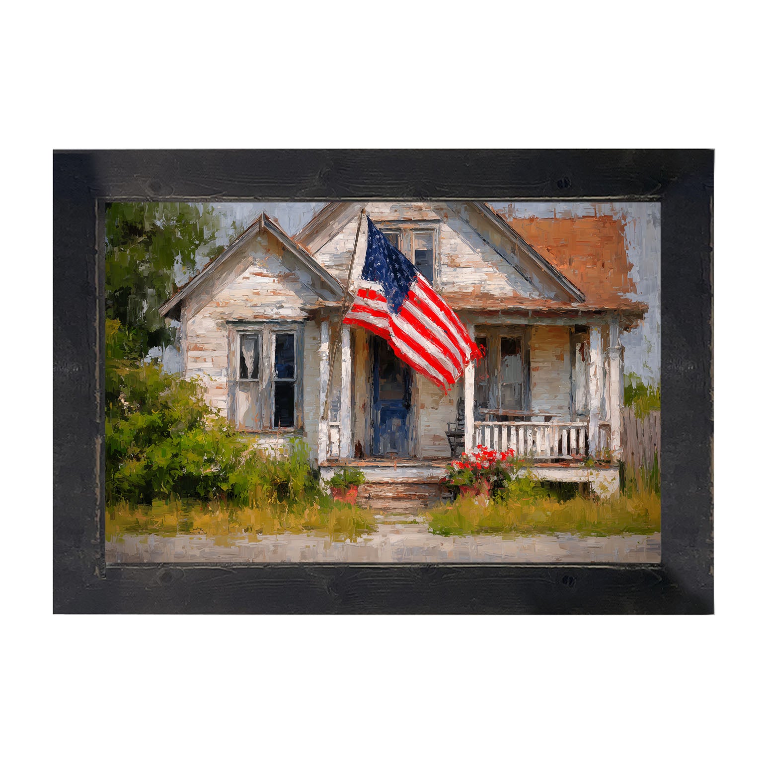 Fourth of July at Home - Framed Art