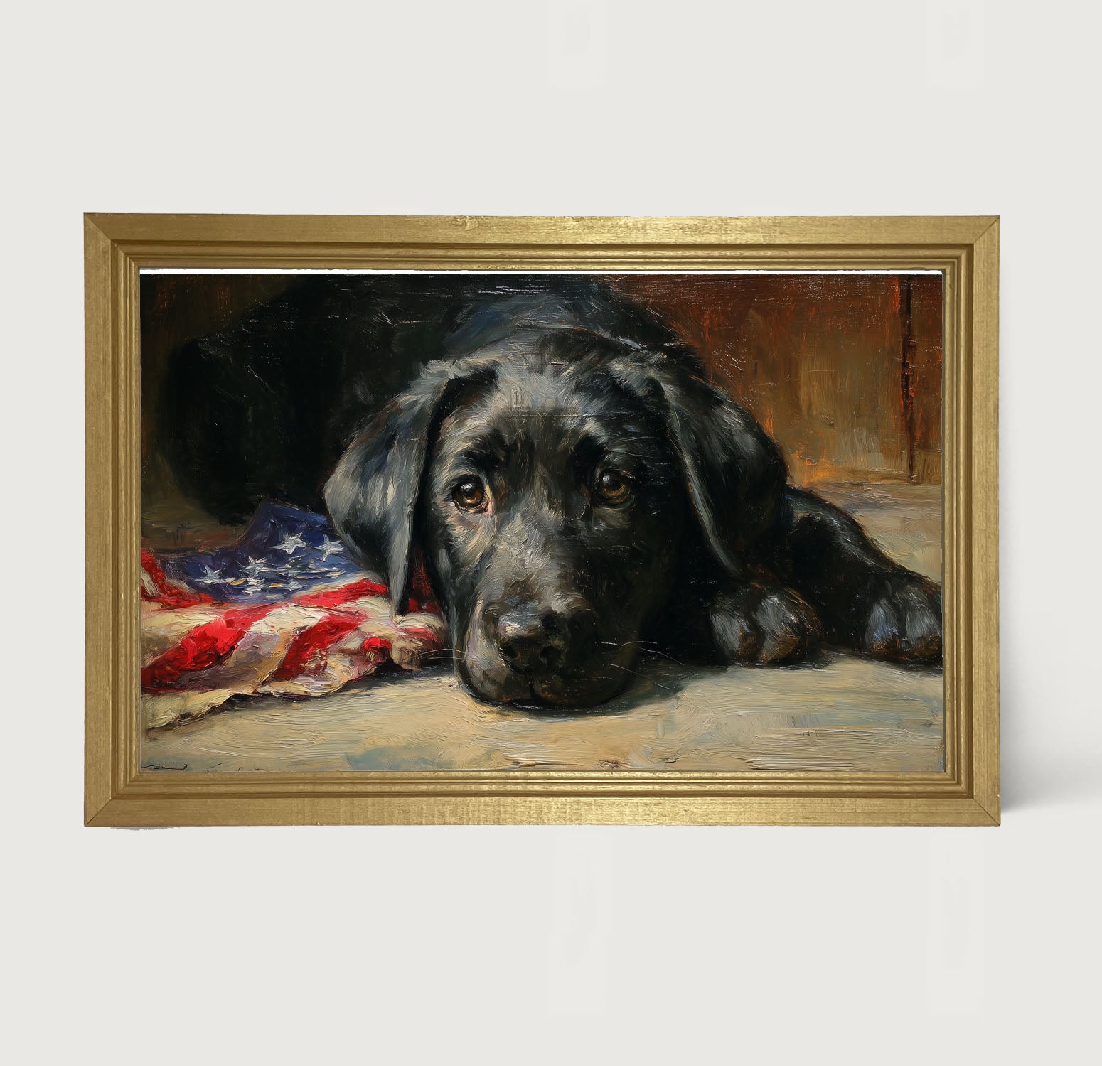 Dog Relaxing on the Fourth