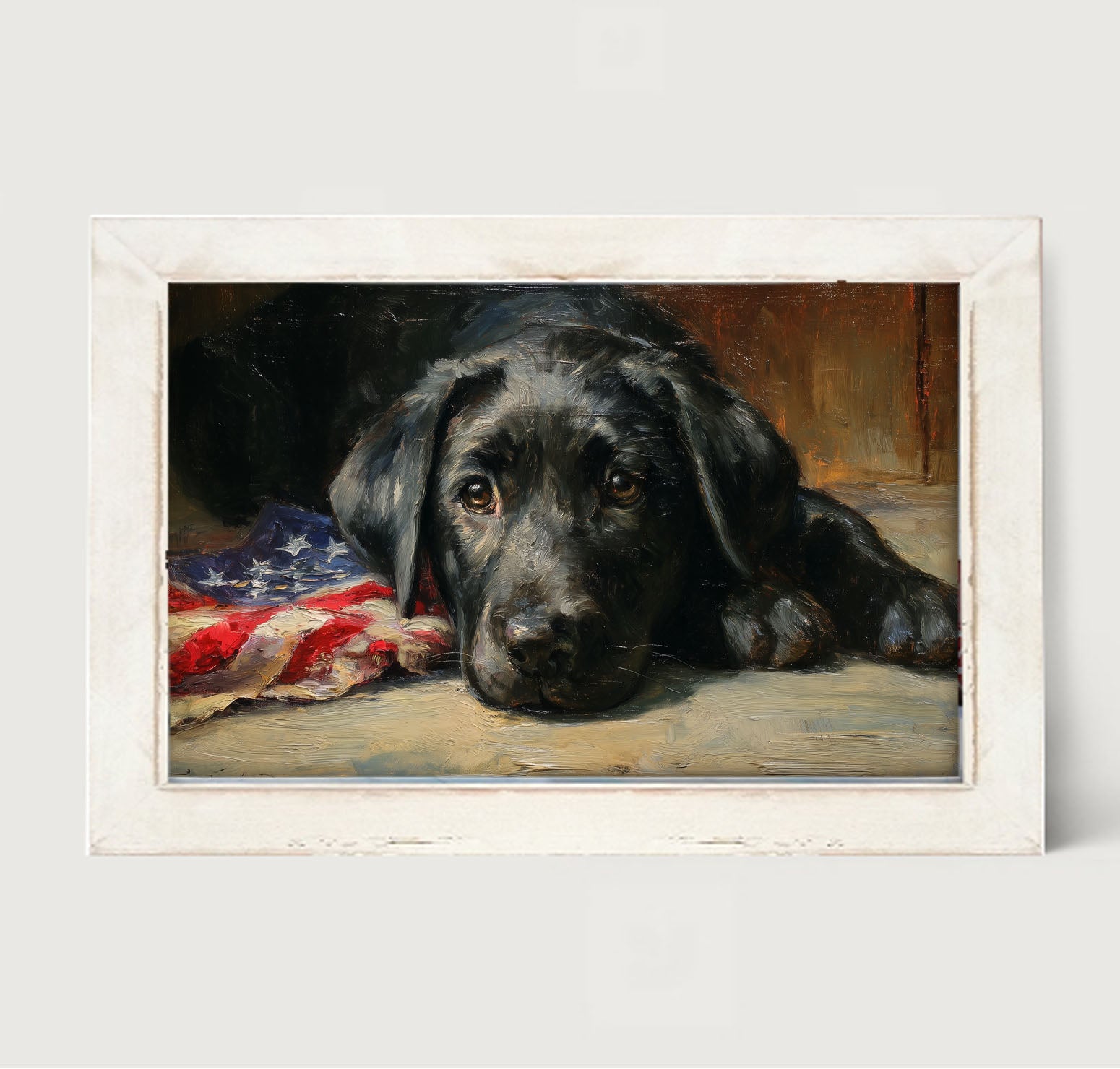 Dog Relaxing on the Fourth
