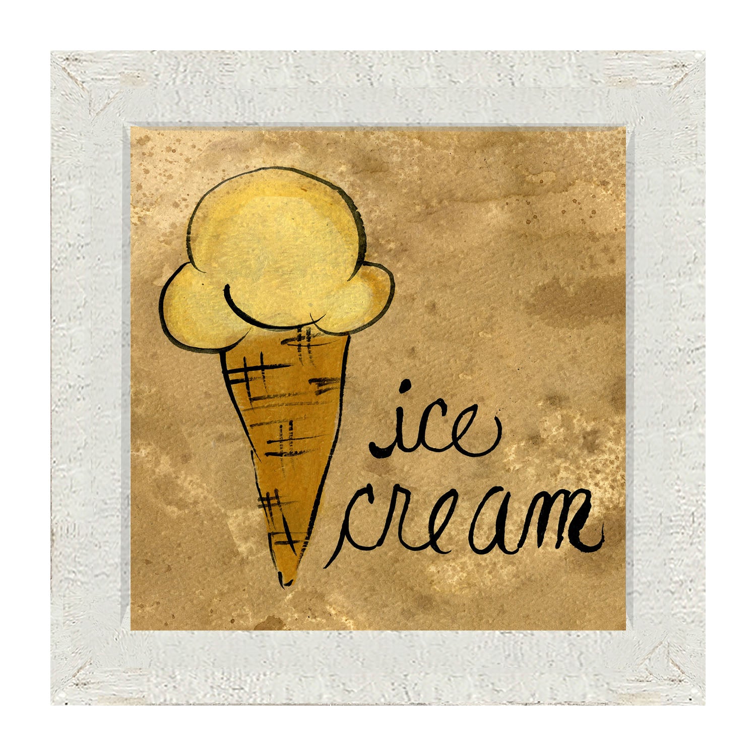 Ice Cream - Framed art