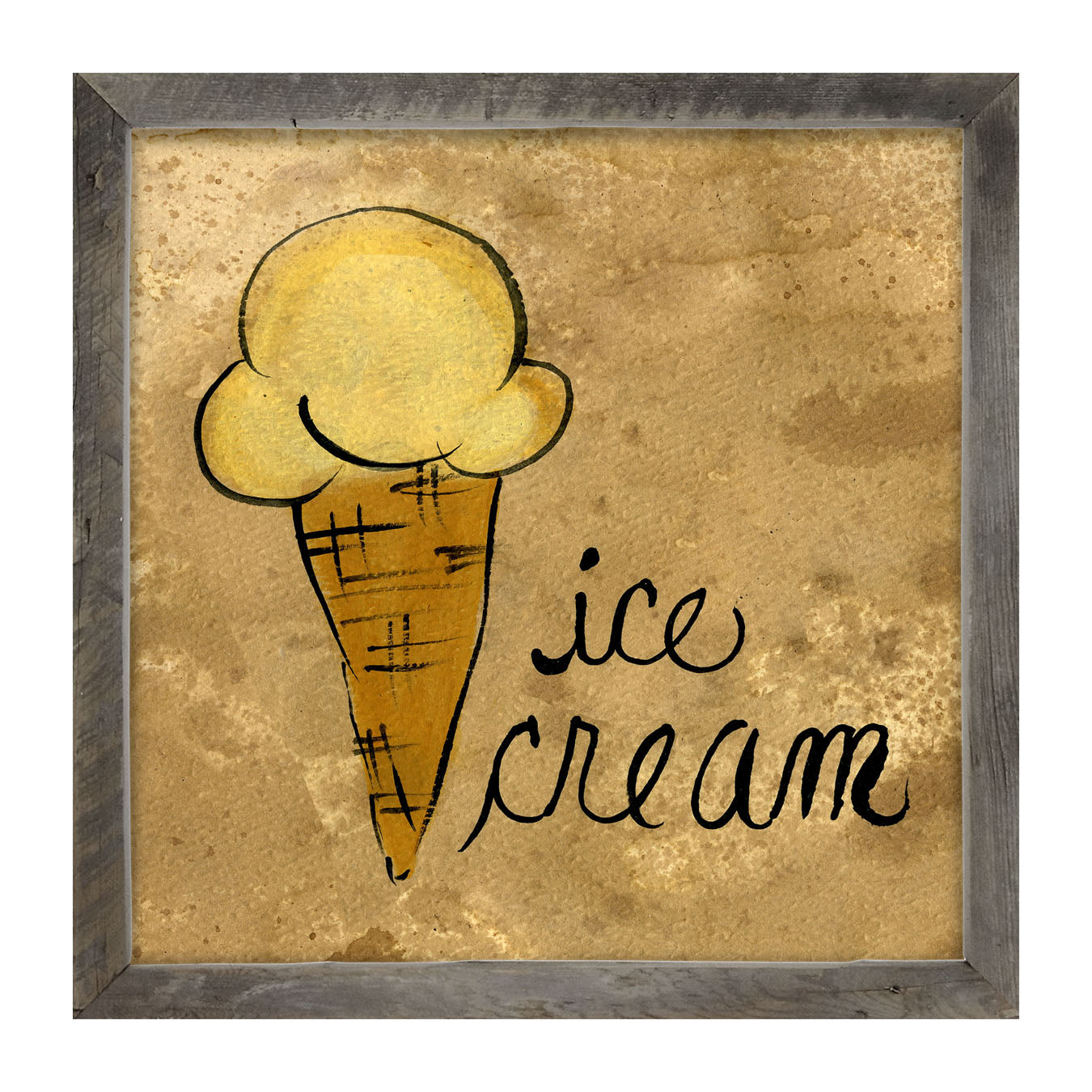 Ice Cream - Framed art