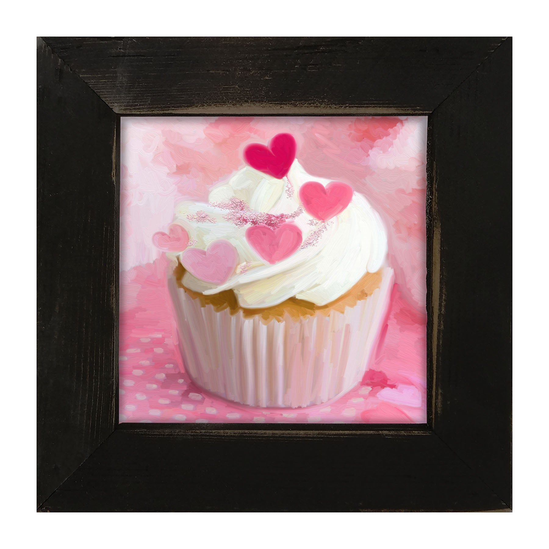 Heart Cupcakes - Framed art