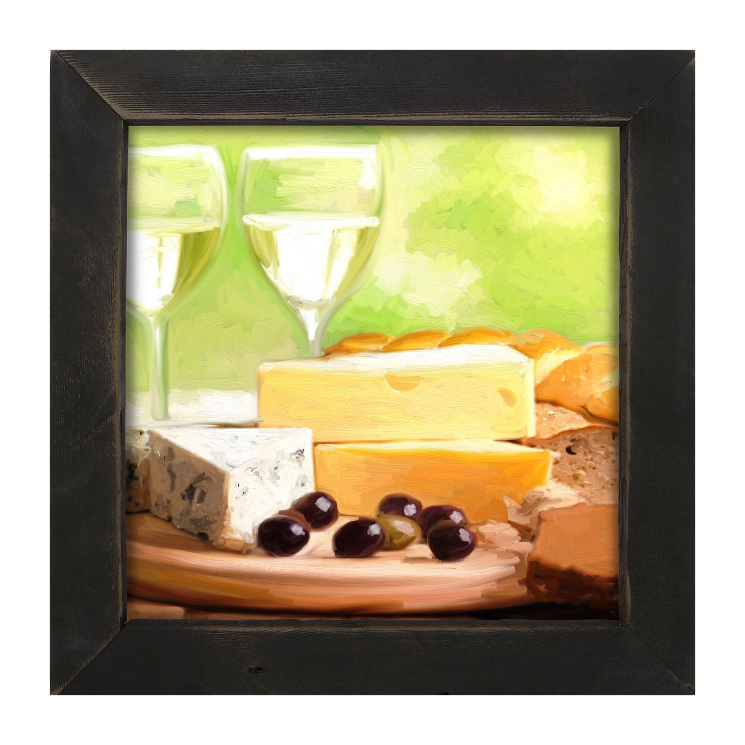 Cheese and Wine - Framed art