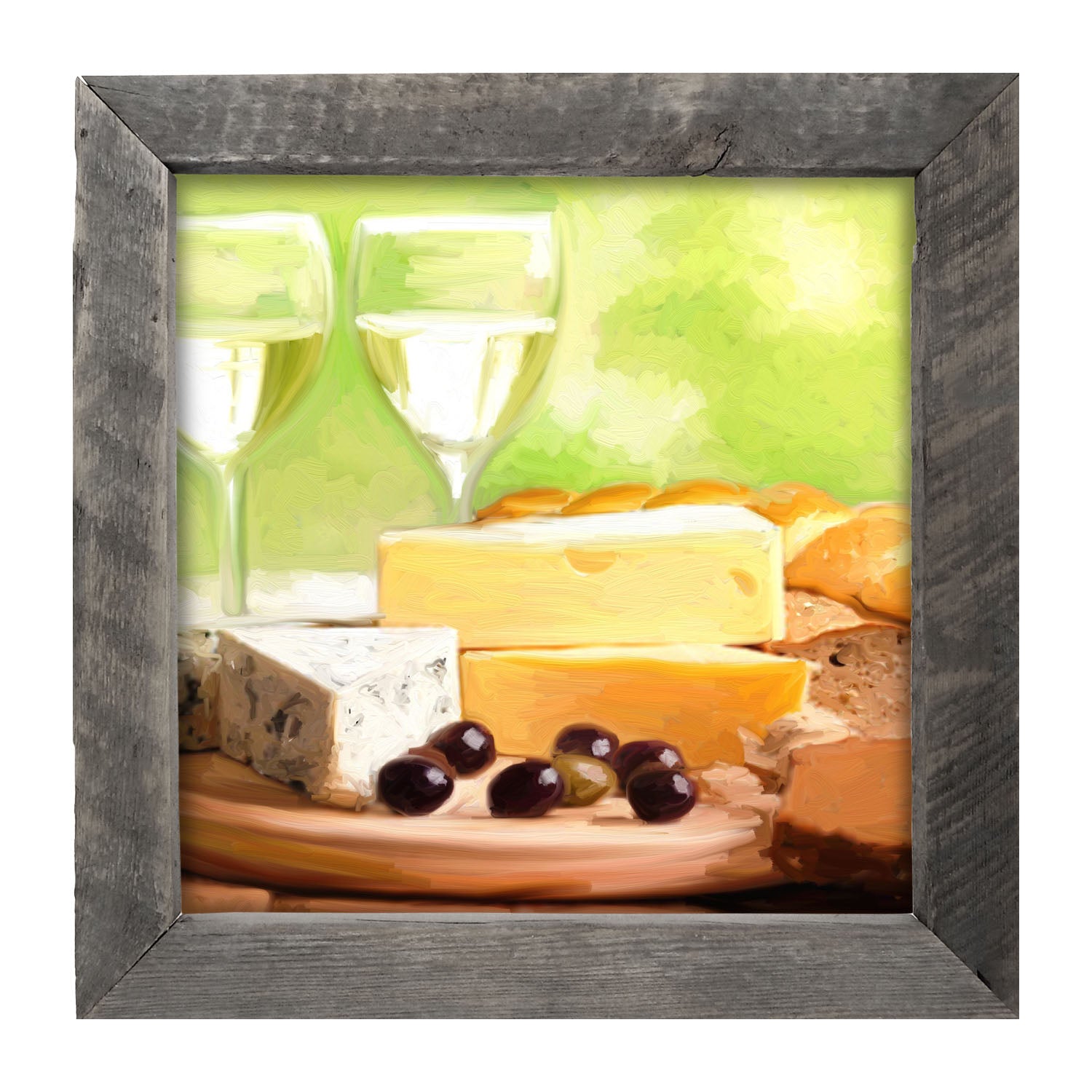 Cheese and Wine - Framed art