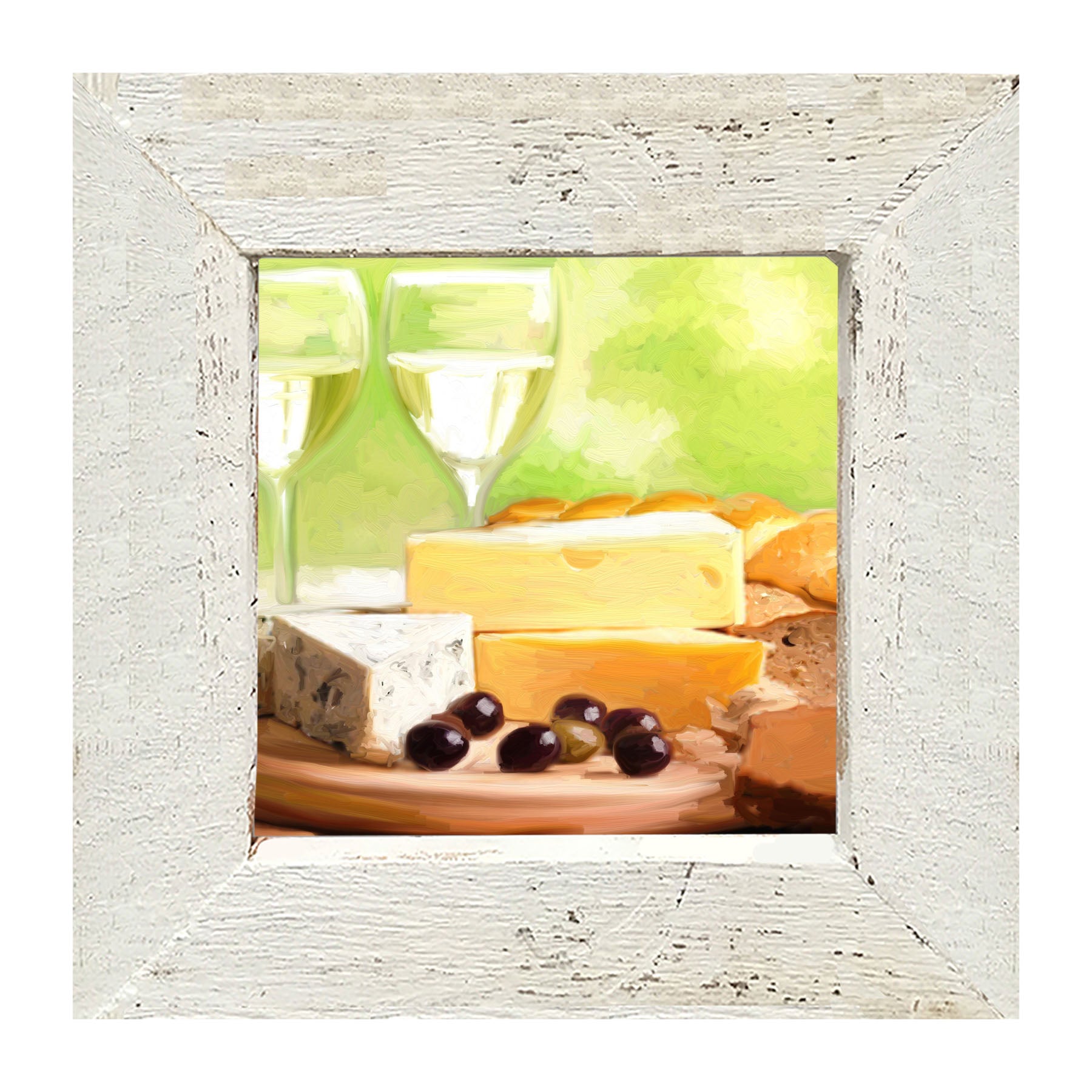 Cheese and Wine - Framed art