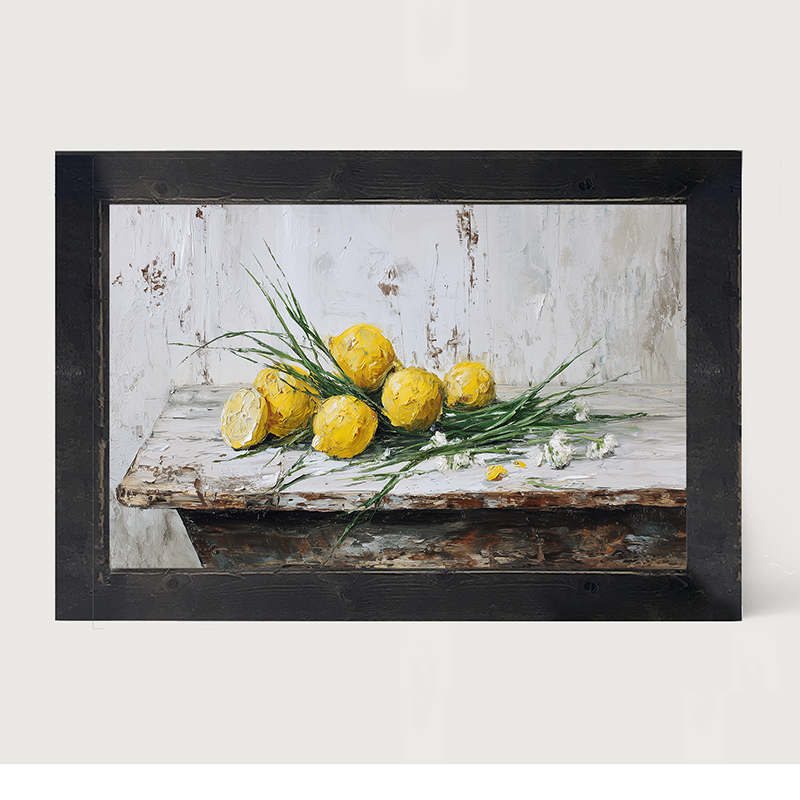 Sideboard Still Life - A Bunch of Lemons