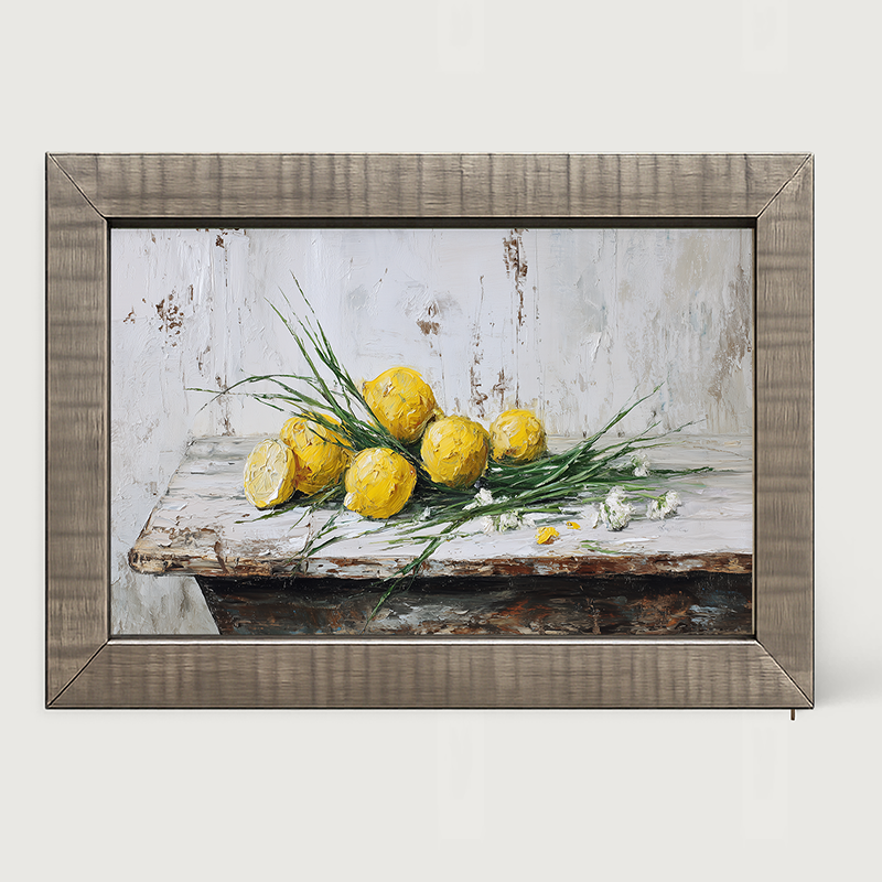 Sideboard Still Life - A Bunch of Lemons