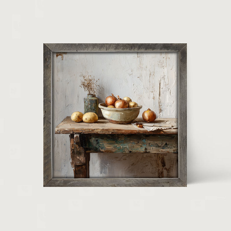 Sideboard Still Life - Bowl of Onions