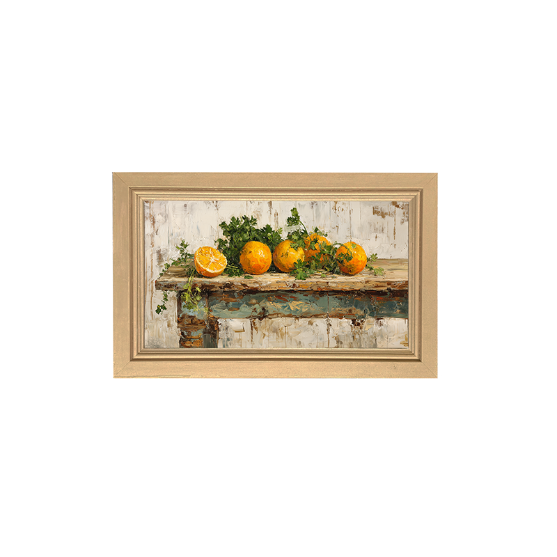 Sideboard Still Life - Oranges - Framed Art