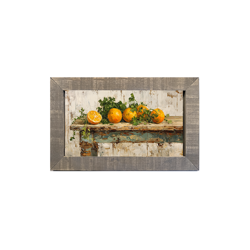 Sideboard Still Life - Oranges - Framed Art