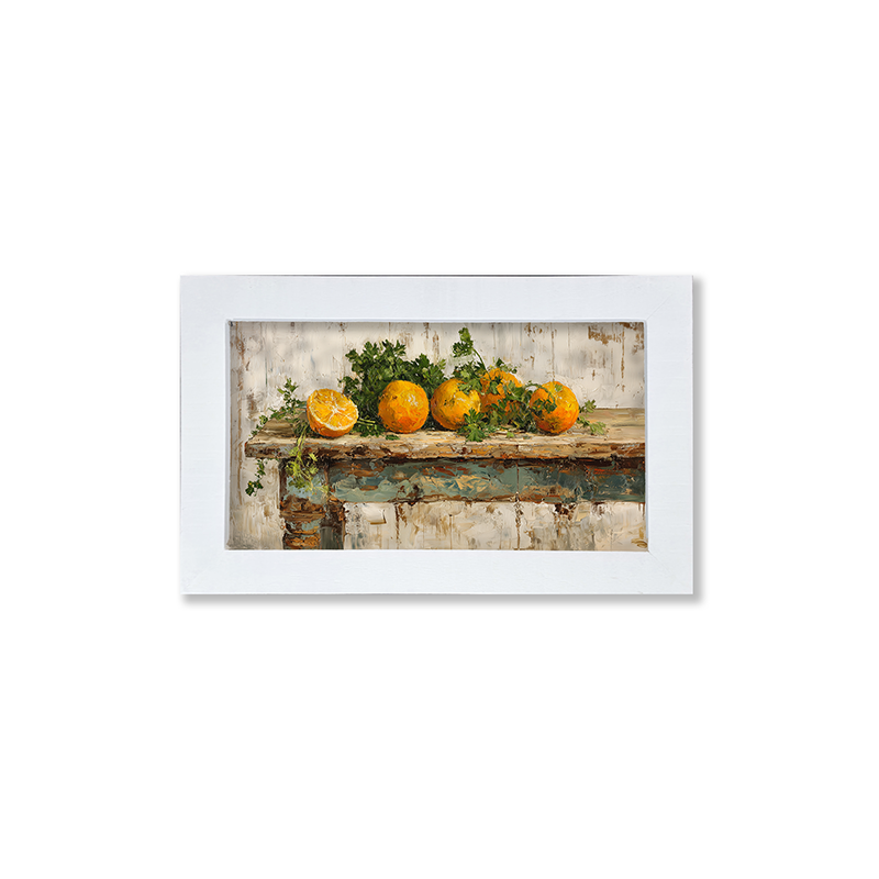 Sideboard Still Life - Oranges - Framed Art